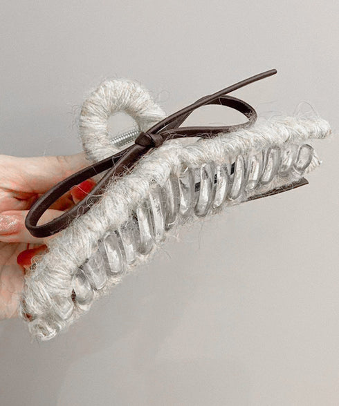 ヘアクリップバンスクリップ秋冬レディース リボンヘアアクセサリー韓国風可愛い しっかり挟めるまとめ髪簡単 オフィスカジュアル髪飾り 大人ヘアアレンジ ハーフアップ 21SHIPIN-122